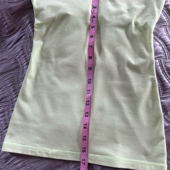 Ivivva Lululemon Tumblin' Tank Build-In Coolmax Shelf Bra,  Lime Green  size 10 - Picture 5 of 7